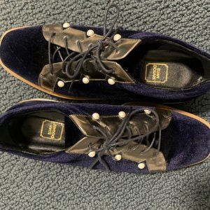Navy and purles Fashion sneakers, size 7